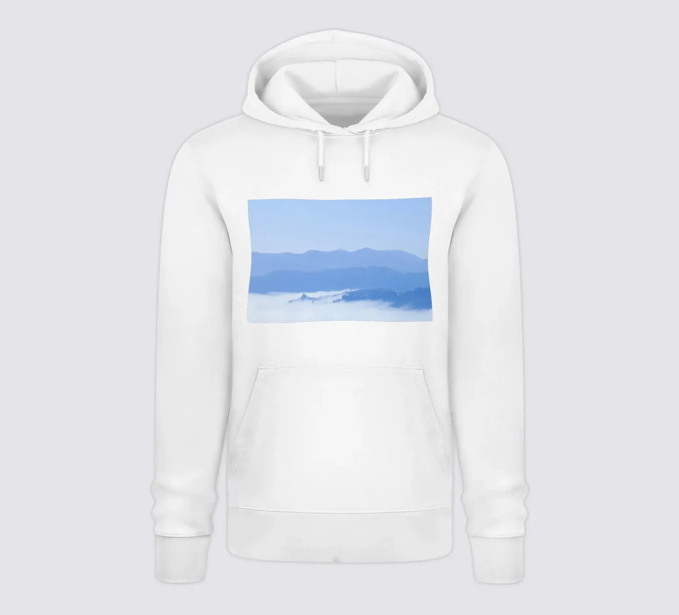 elevation clouds hoodie by Bleu