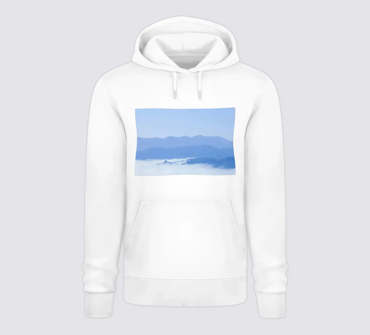 elevation clouds hoodie by Bleu
