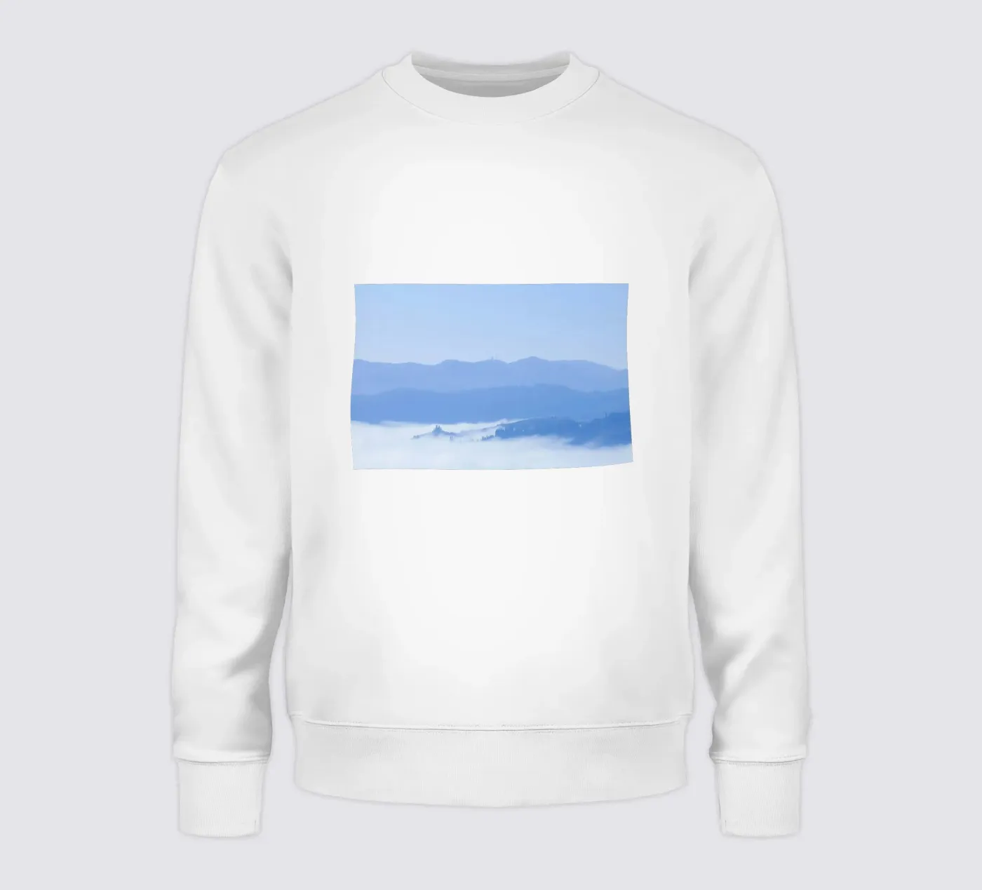 elevation clouds sweatshirt by Bleu