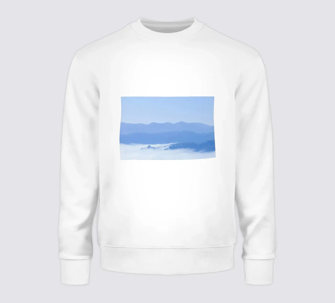 elevation clouds felpa da Bleu