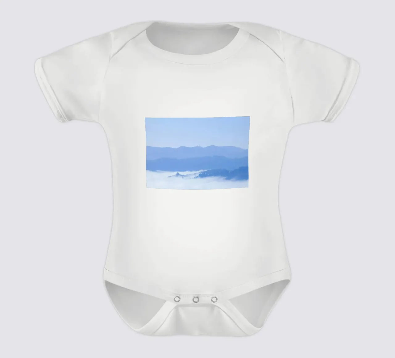 nuages d'altitude body bébé de Bleu