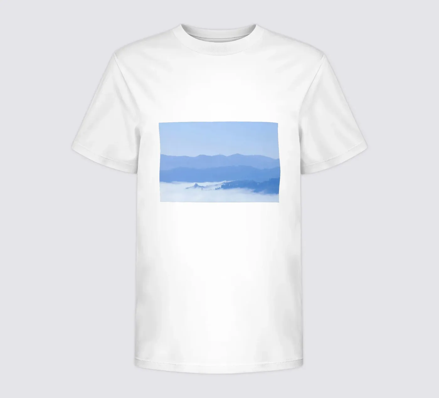elevation clouds t-shirt bambini da Bleu