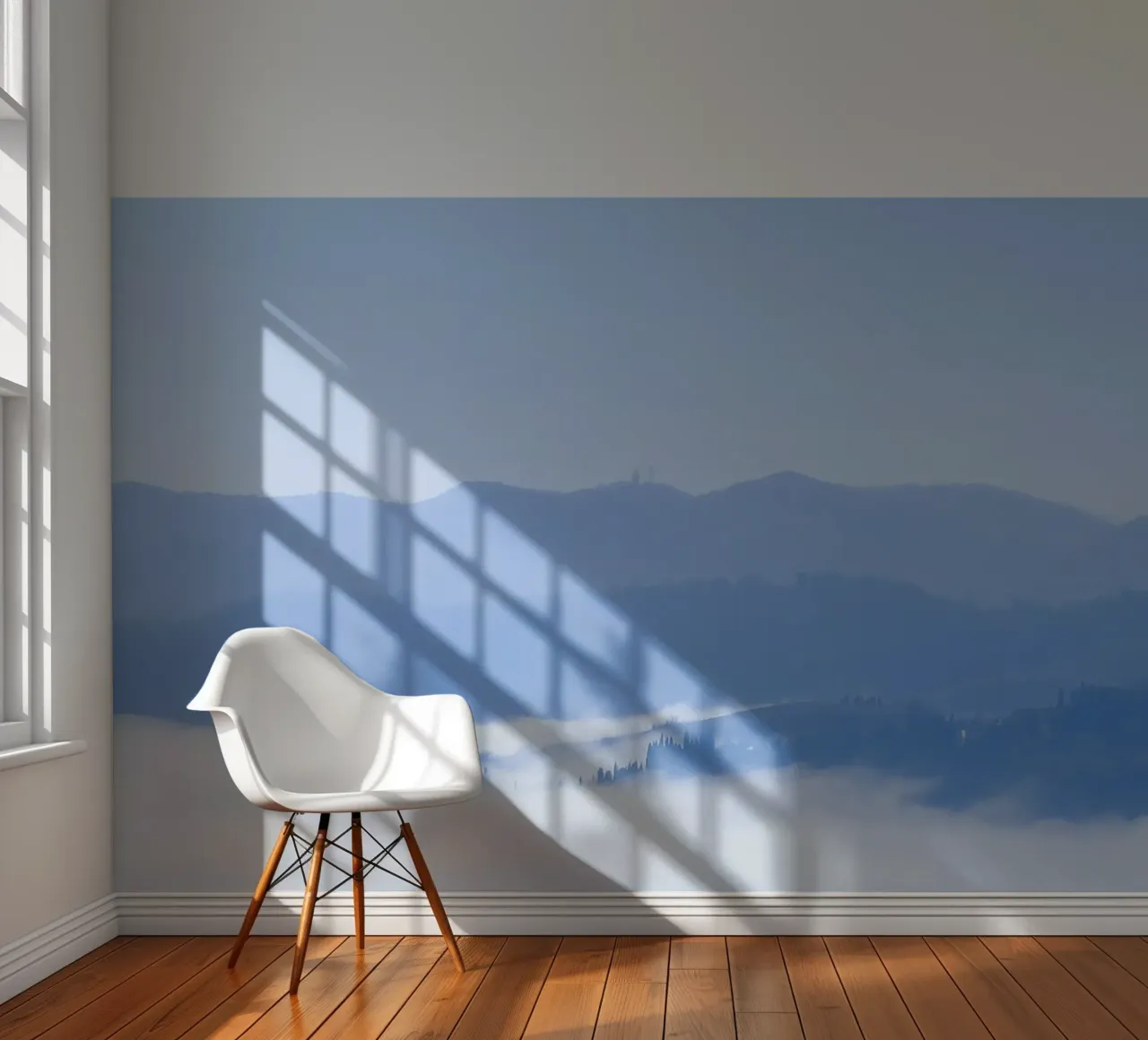 elevation clouds fotobehang van Bleu