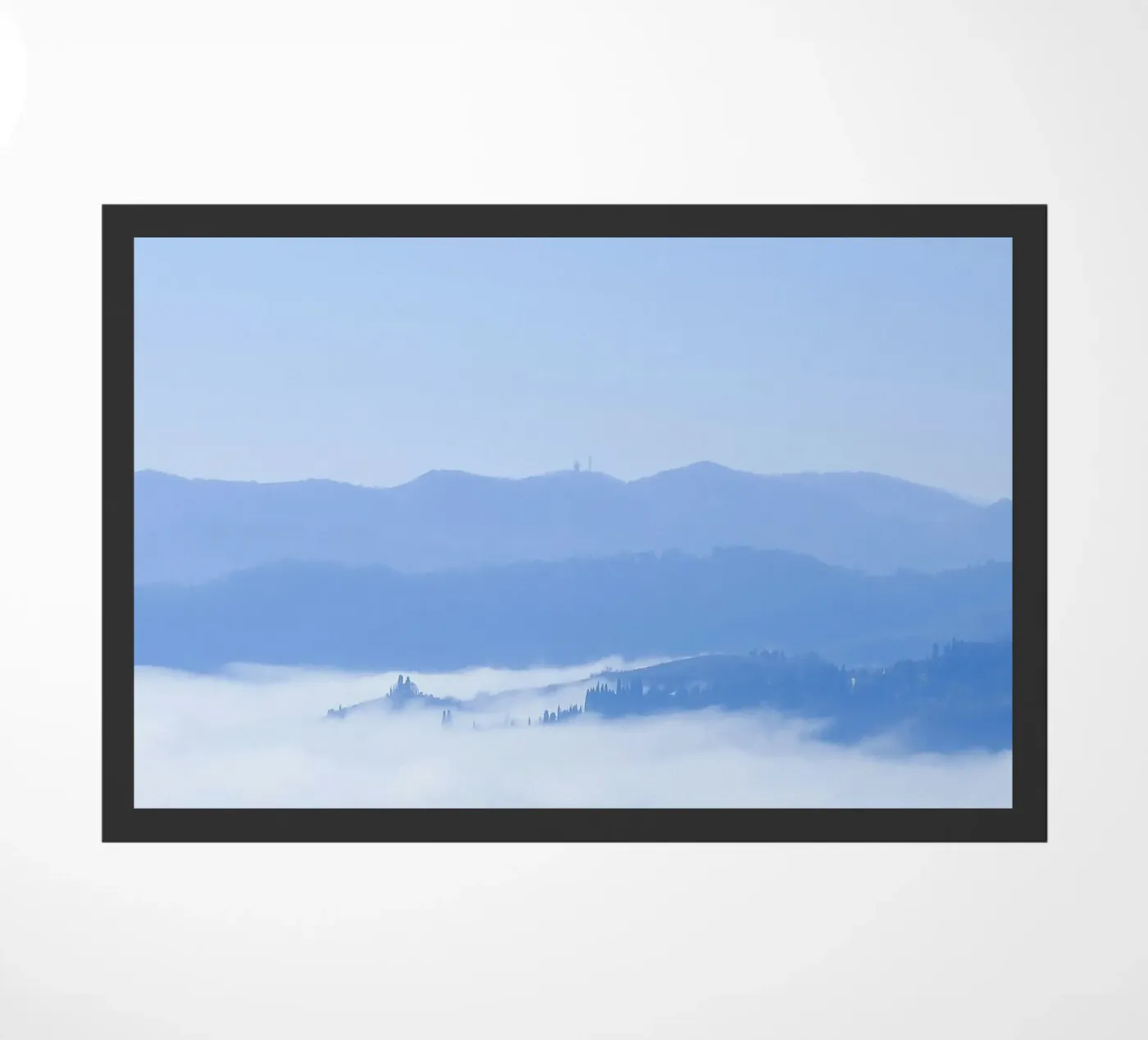 elevation clouds doormat by Bleu