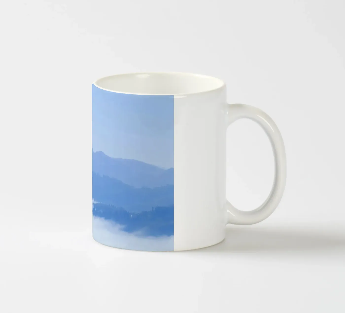 elevation clouds ceramic mug by Bleu