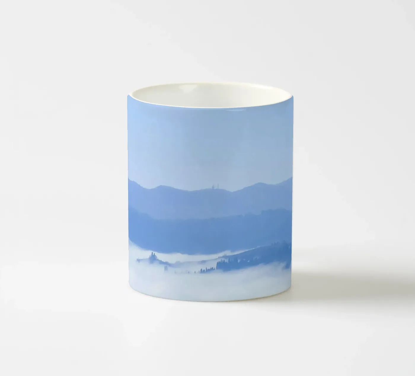 elevation clouds ceramic mug by Bleu