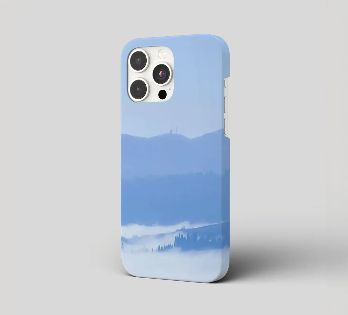elevation clouds iphone case by Bleu
