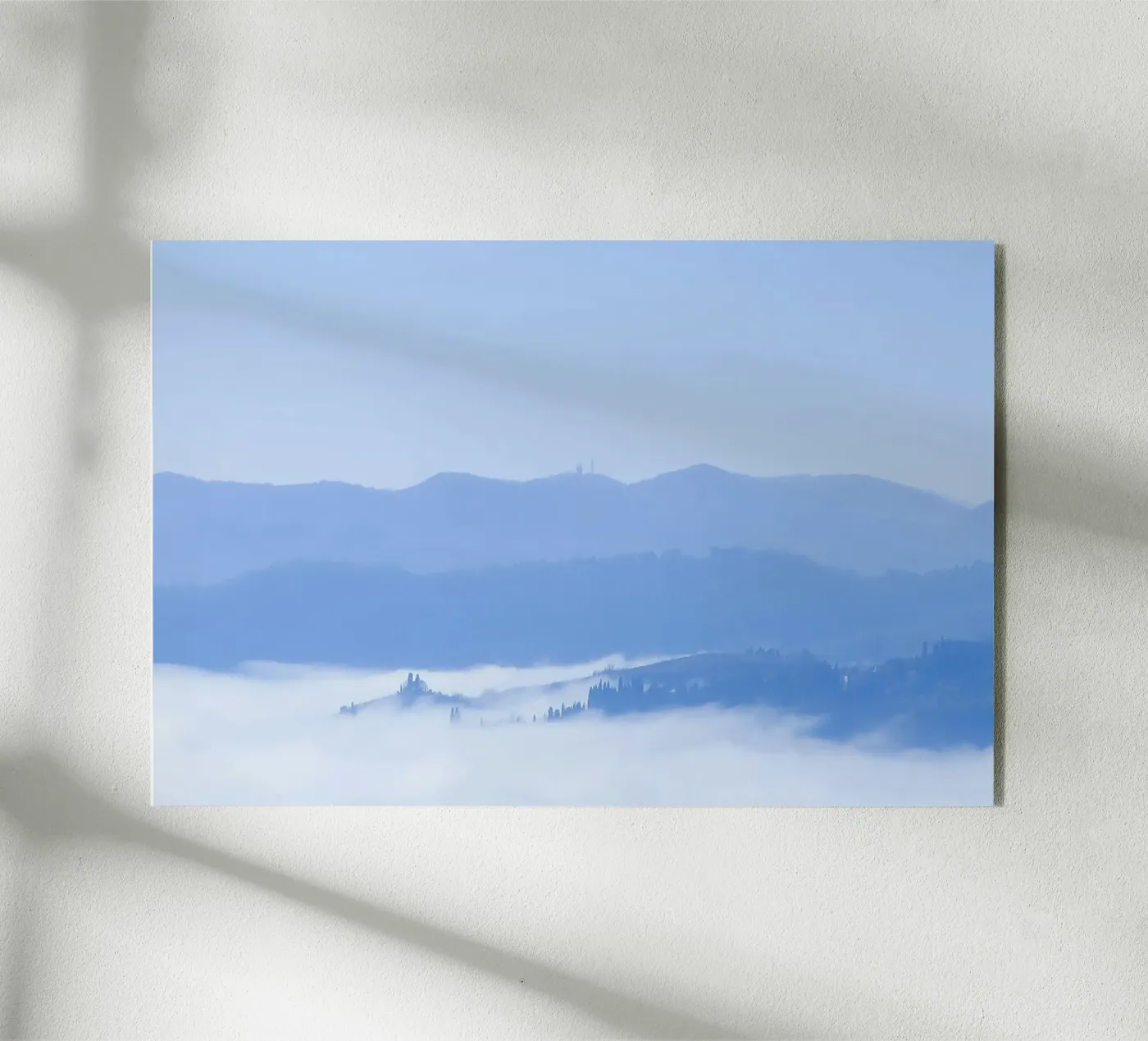 elevation clouds acryl van Bleu