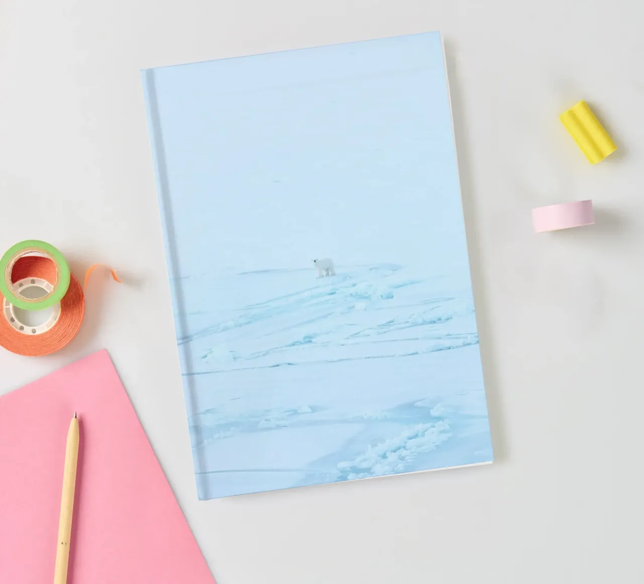 arctic snow notebook by Bleu