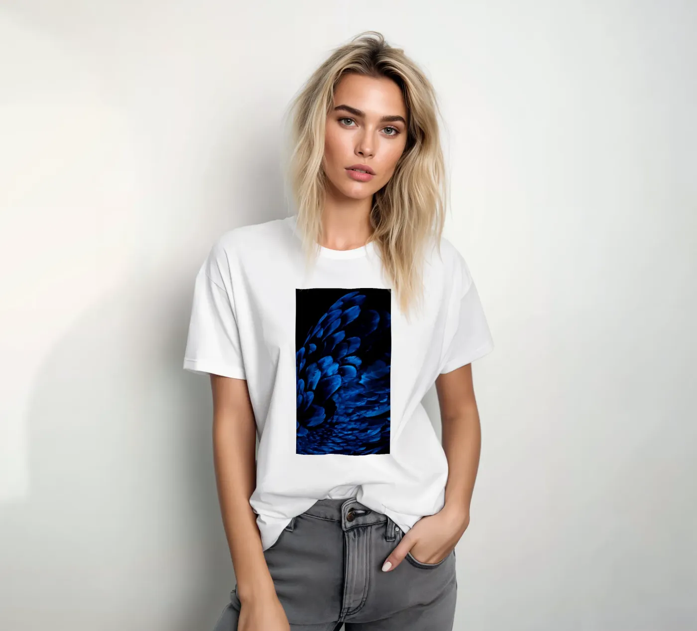 lucentezza del modello t-shirt da Bleu