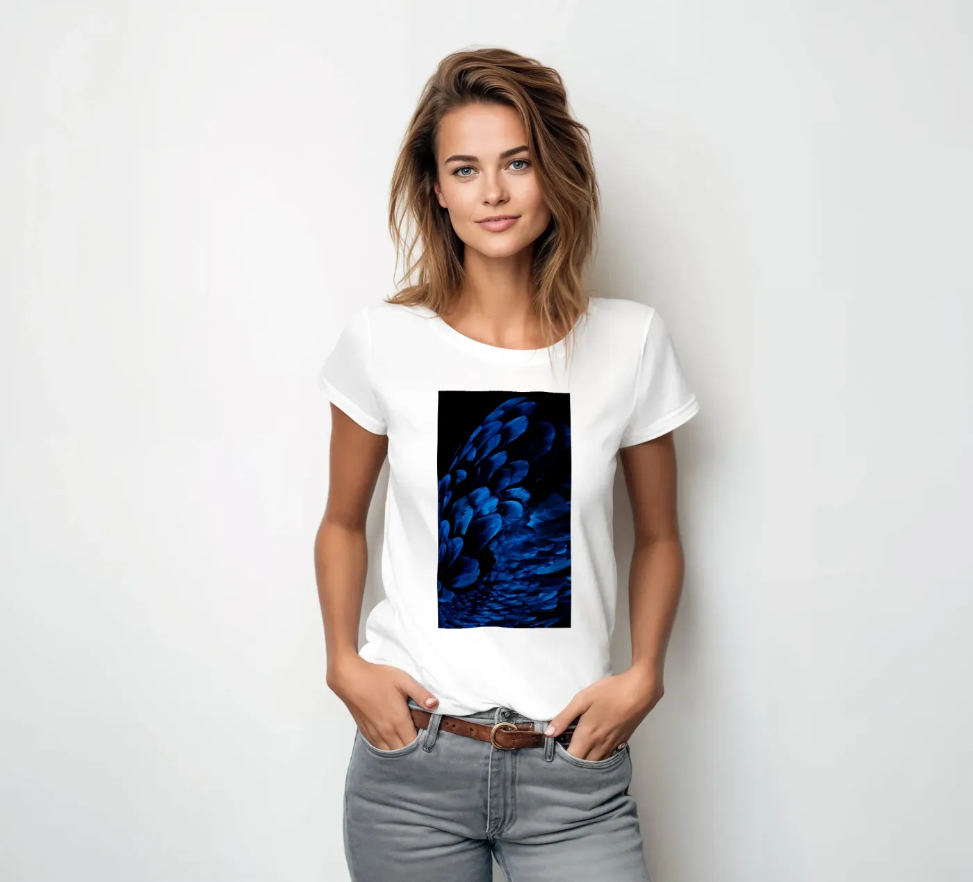lucentezza del modello t-shirt da donna da Bleu