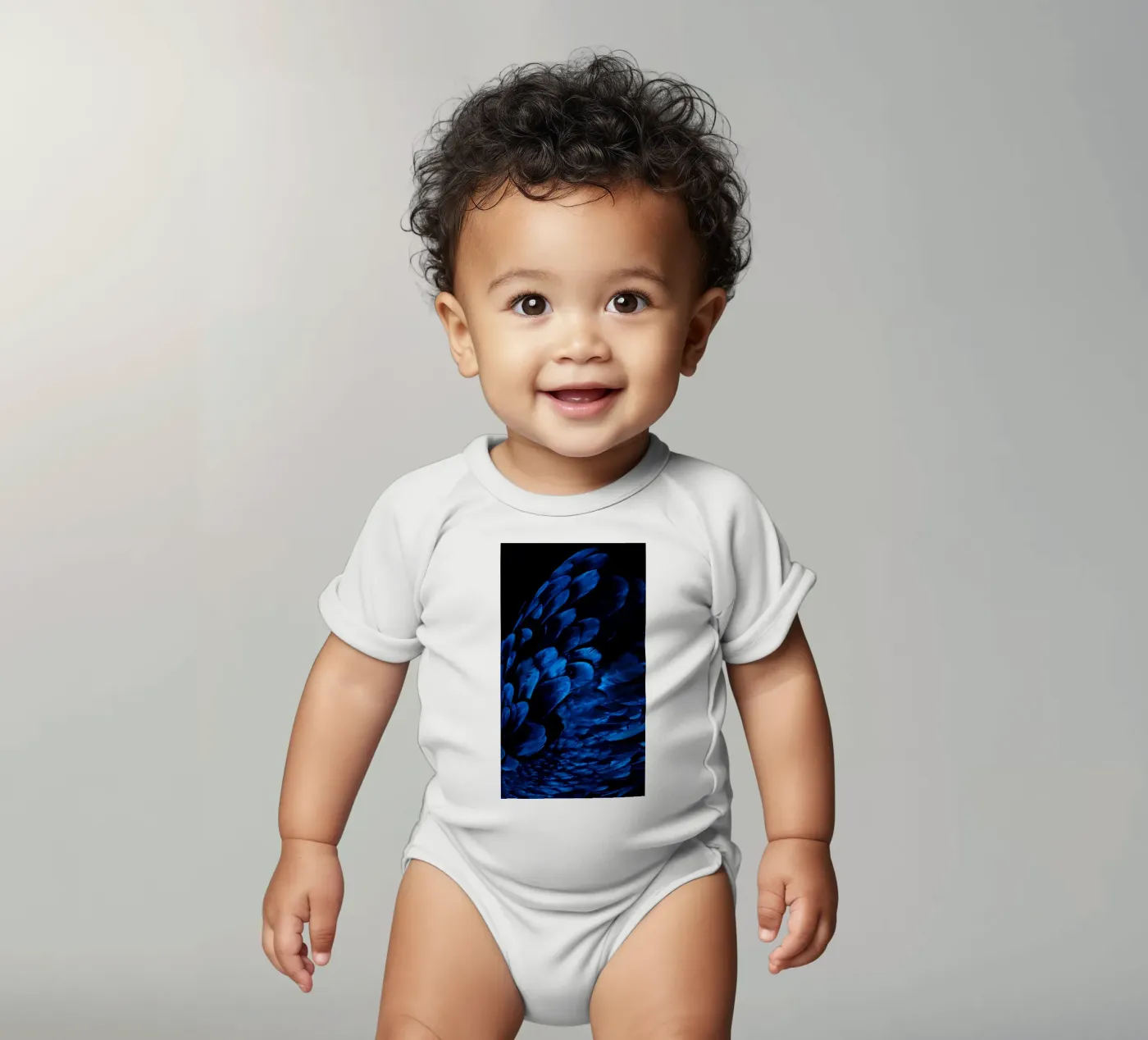 Musterglanz Kurzarm Babybody von Bleu