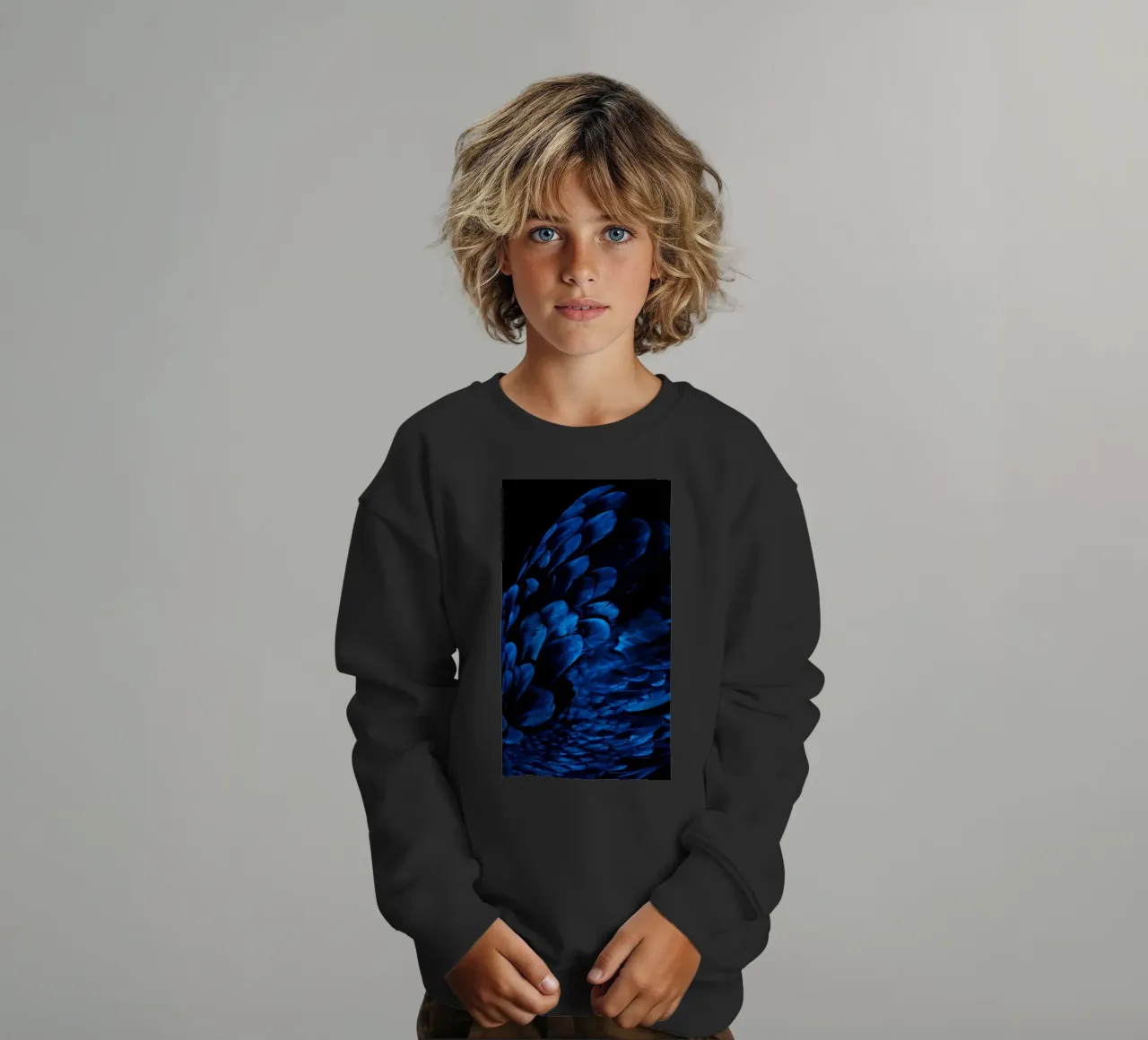 lucentezza del modello felpa bambino da Bleu