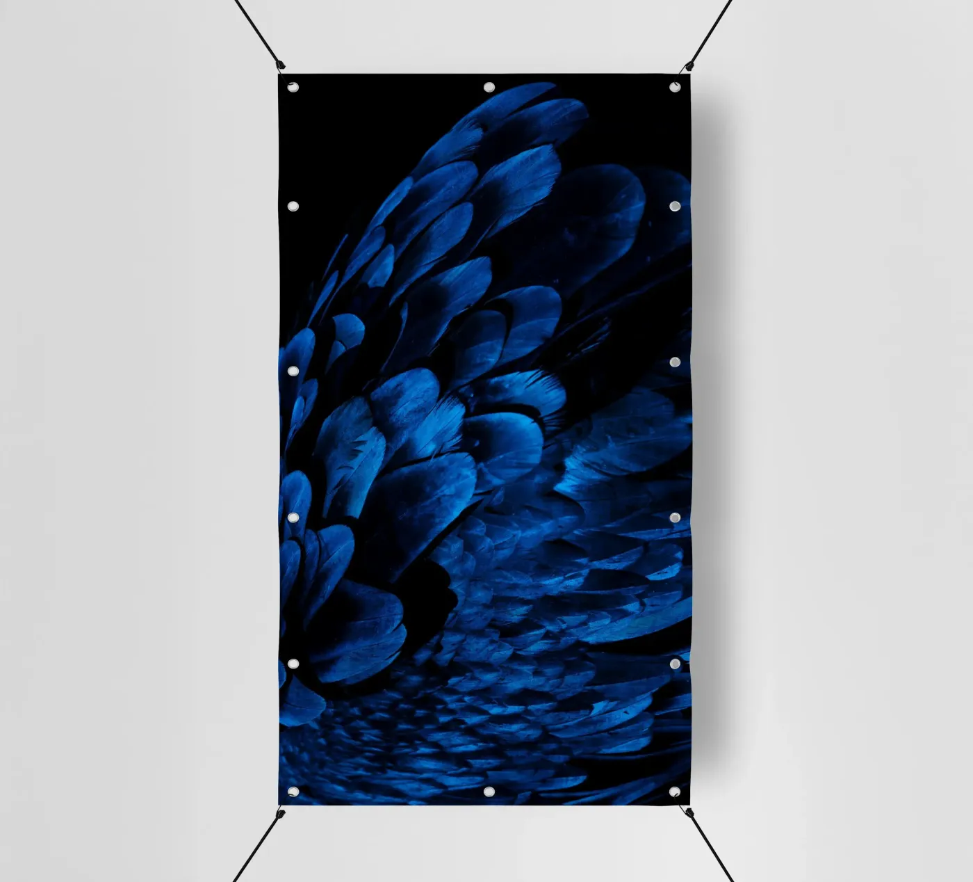 pattern shine pvc-zeil van Bleu