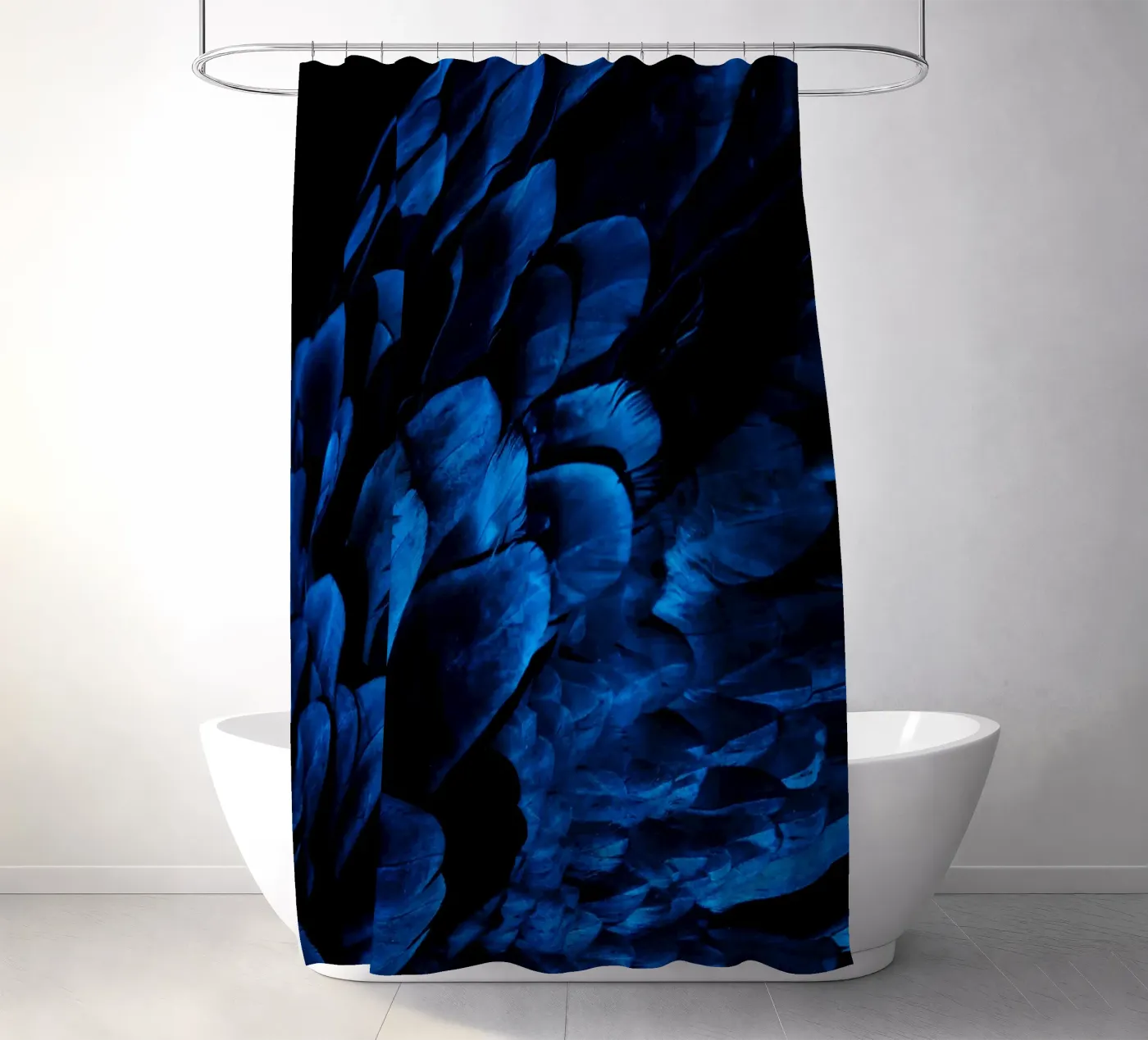 patroon glans douchegordijn van Bleu