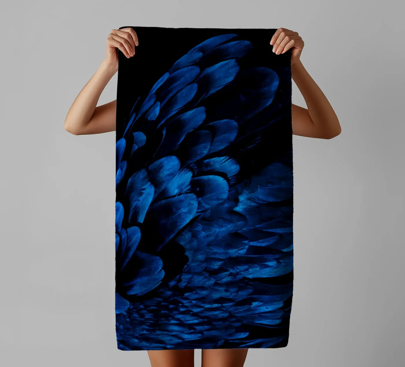 pattern shine badhanddoek van Bleu