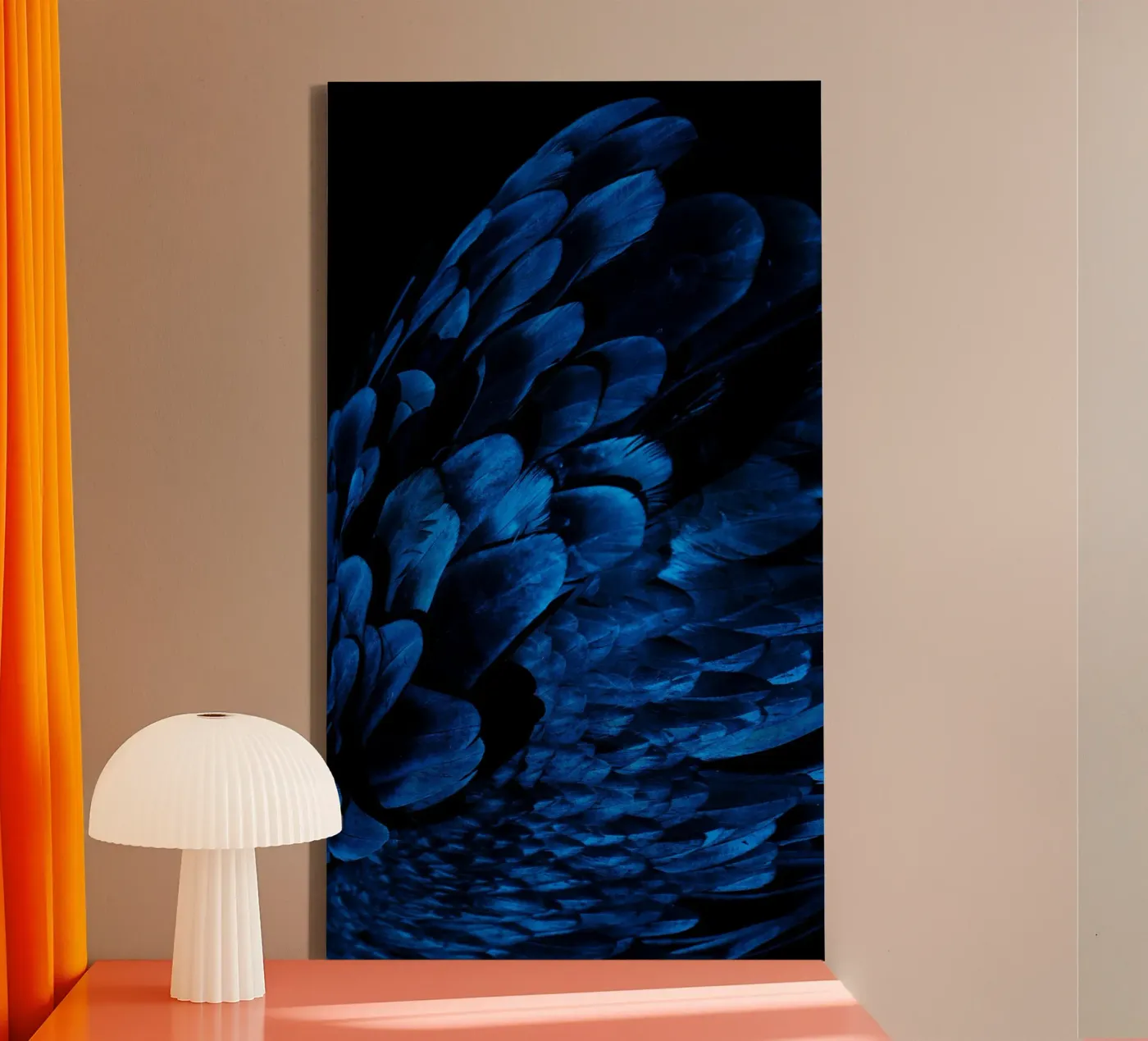 lucentezza del modello tela da Bleu