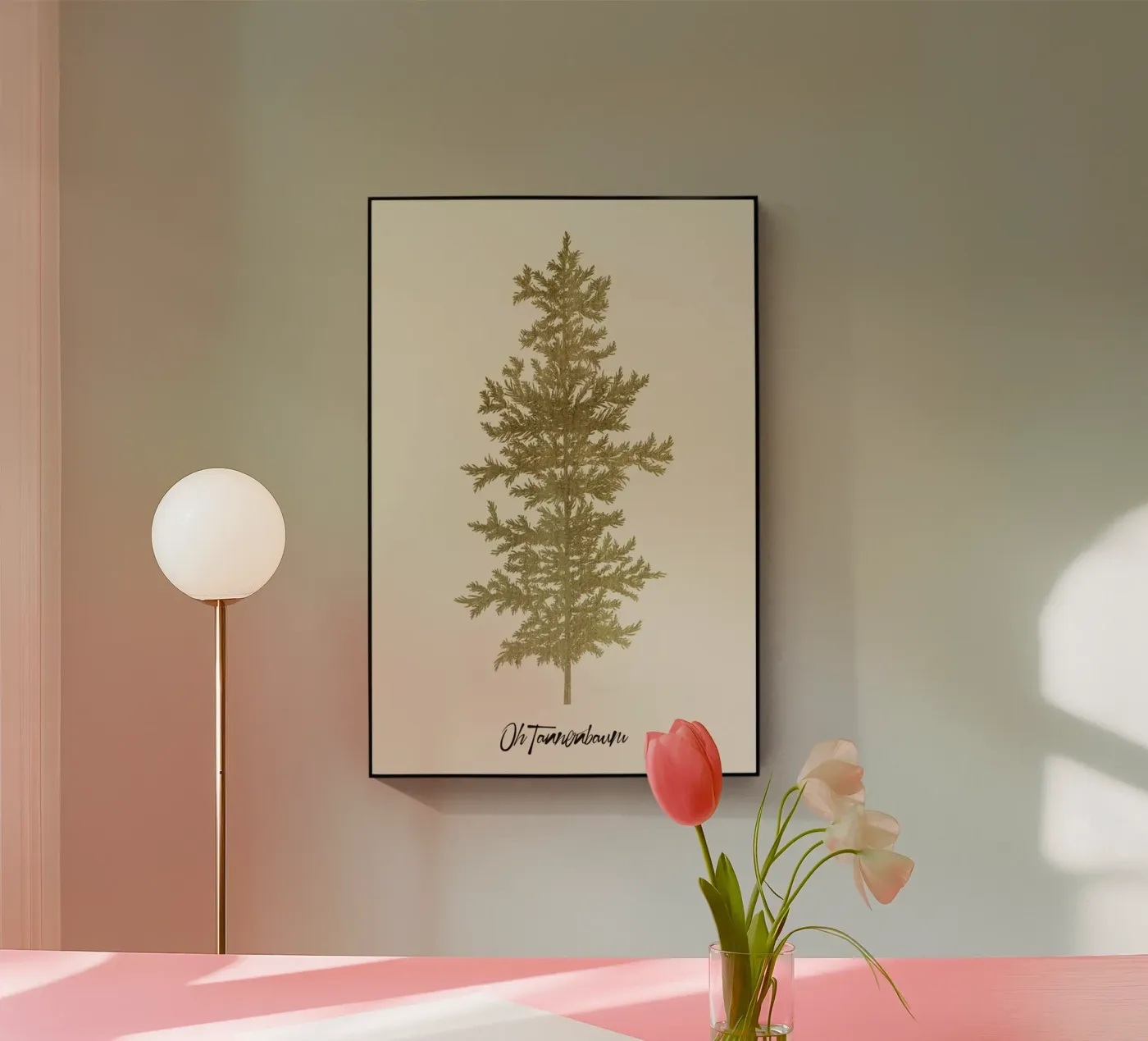 Oh Tannebaum (gold) plexiglass da Kubistika