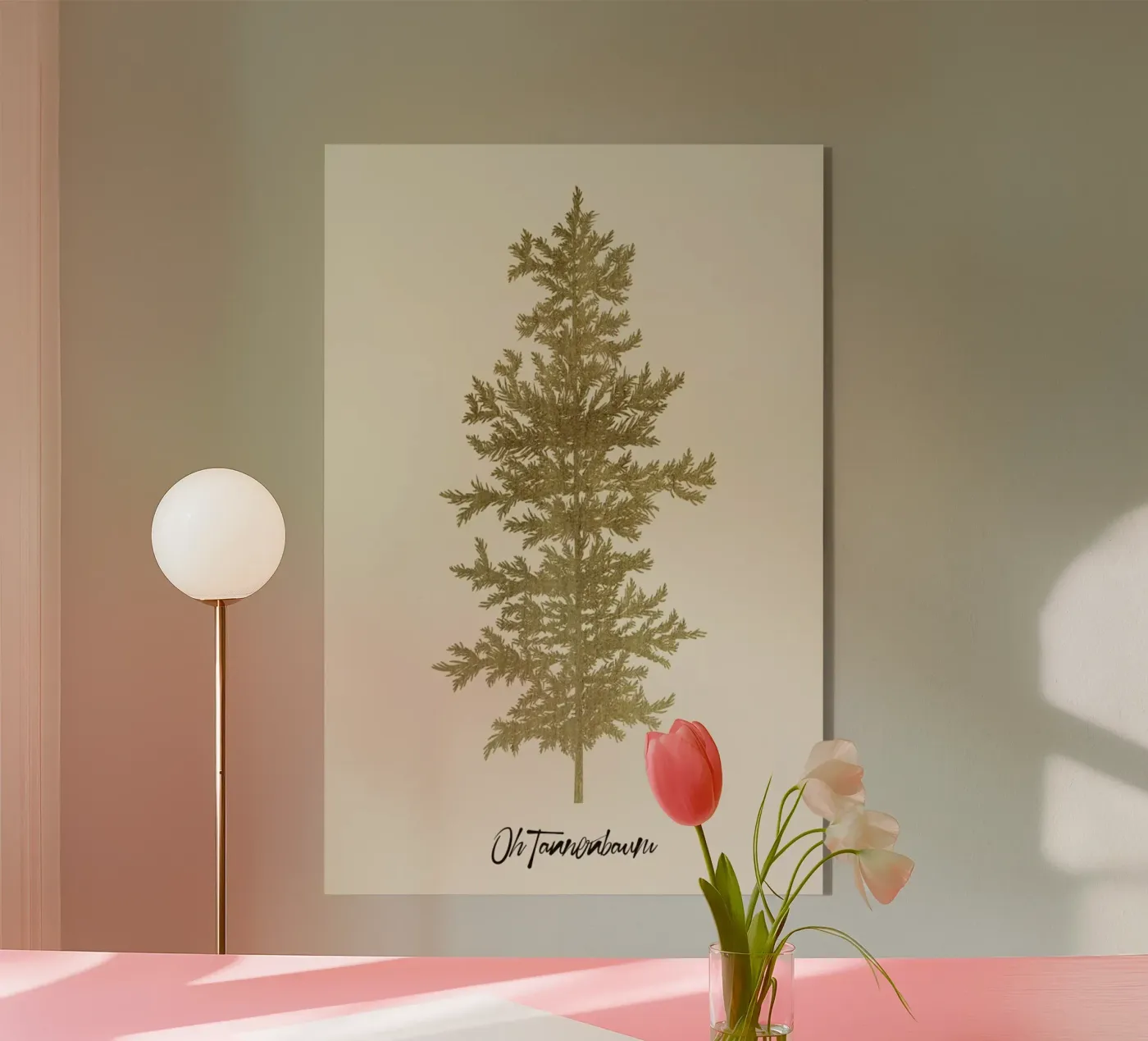 Oh Tannebaum (gold) plexiglass da Kubistika