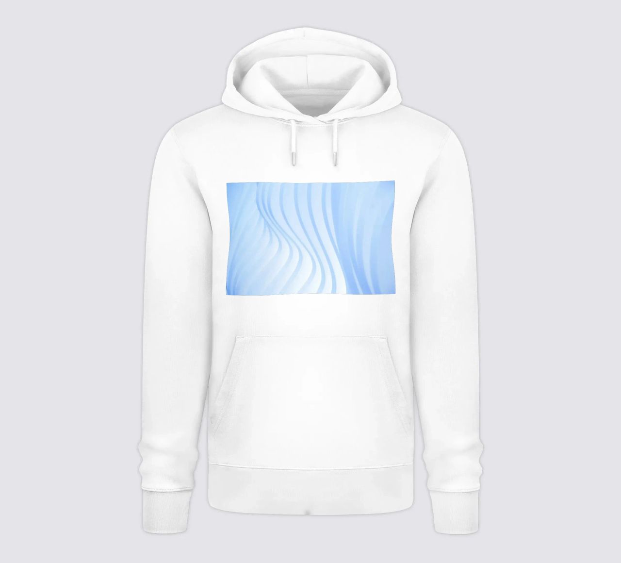 linee curve felpa con cappuccio da Bleu