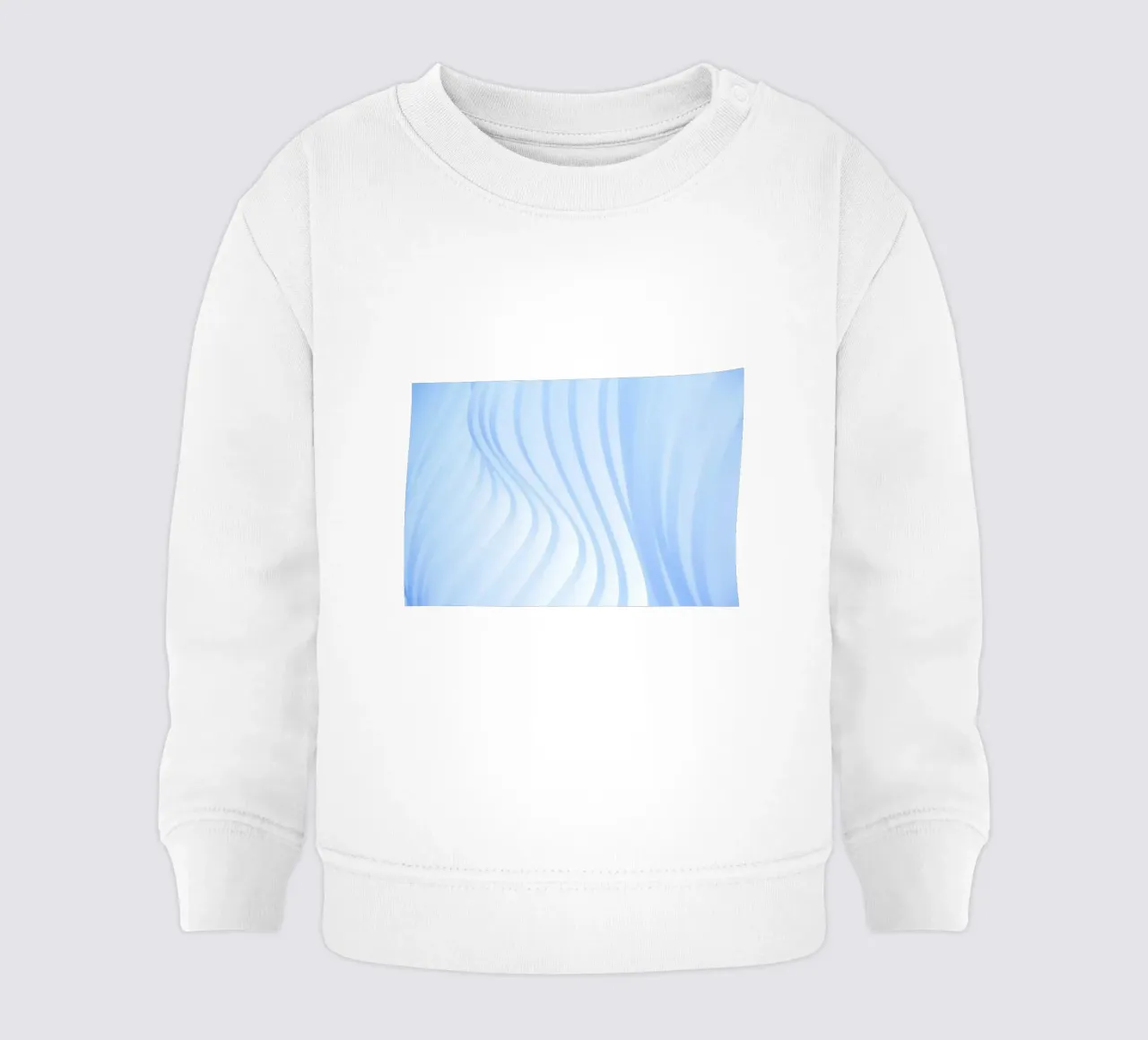 curved lines baby sweatshirt by Bleu