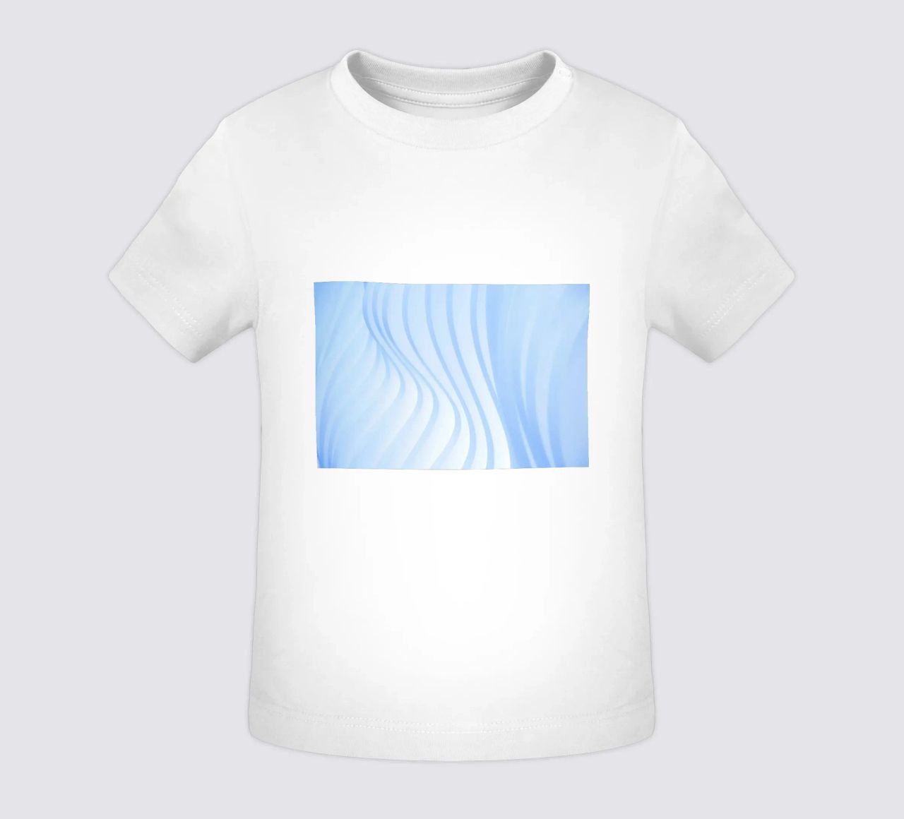 linee curve maglietta neonato da Bleu