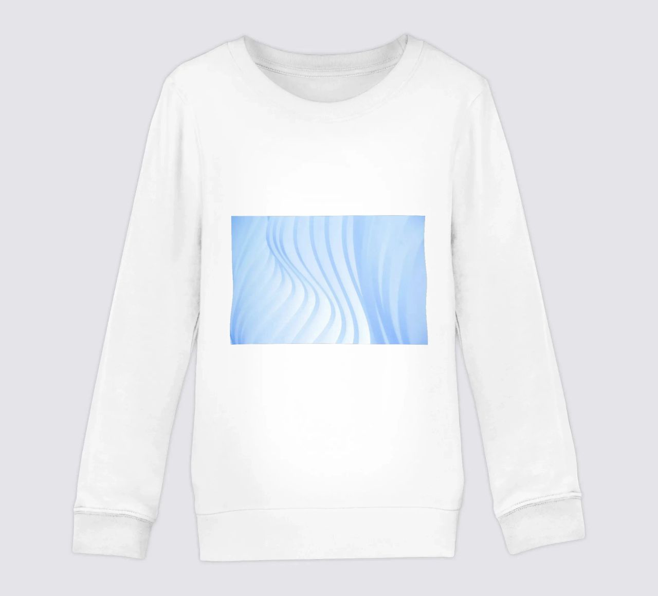 linee curve felpa bambino da Bleu