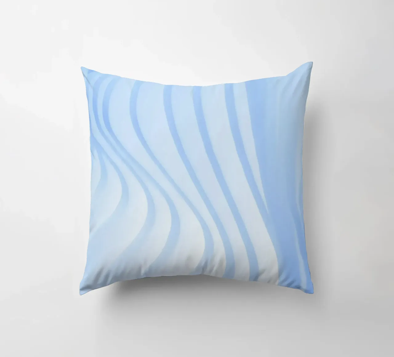 geschwungene Linien Kissen von Bleu