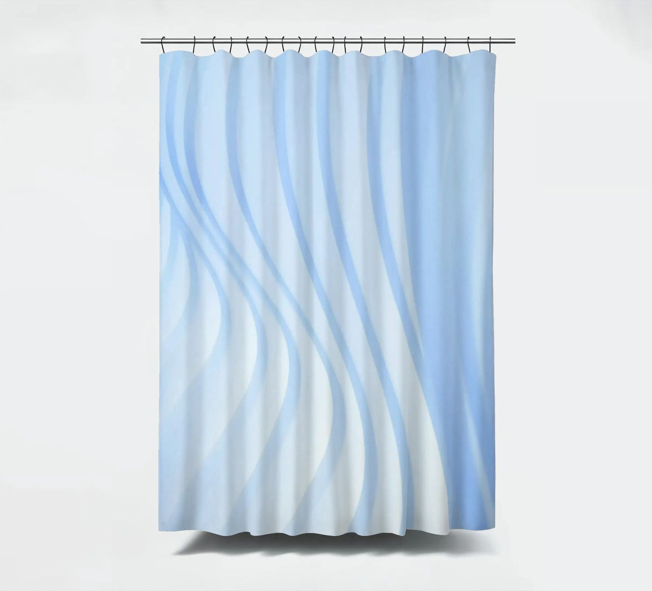 linee curve tenda da doccia da Bleu