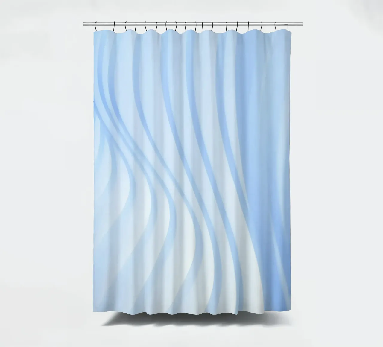 linee curve tenda da doccia da Bleu