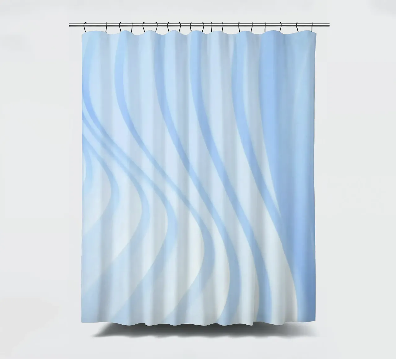 linee curve tenda da doccia da Bleu