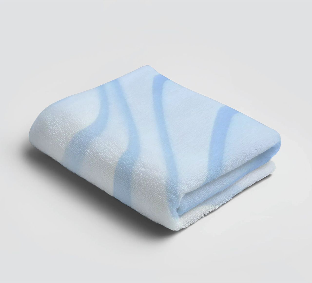 linee curve asciugamano da bagno da Bleu