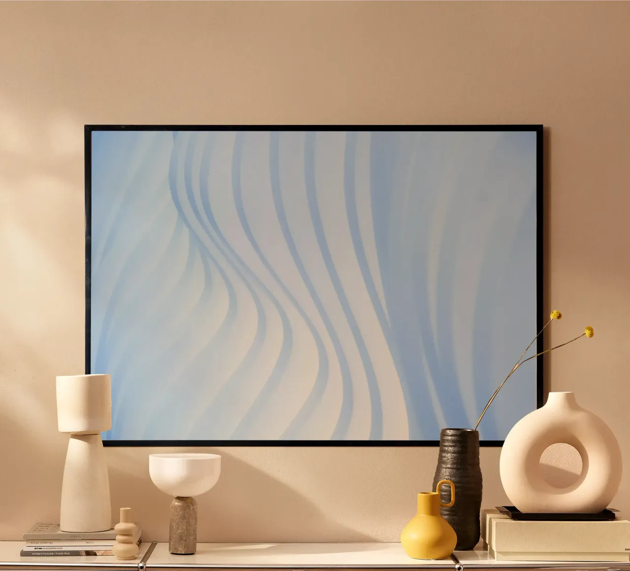 linee curve carta hahnemühle da Bleu