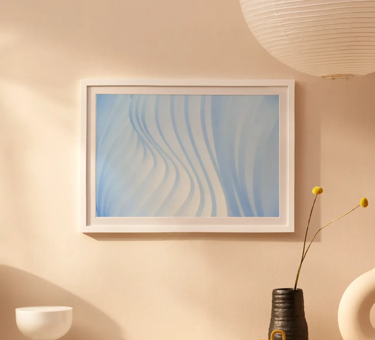 linee curve carta hahnemühle da Bleu