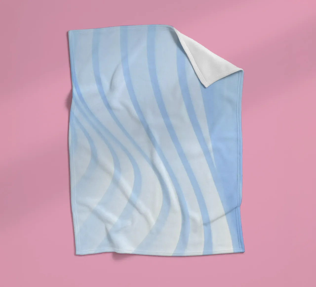 linee curve coperta in pile da Bleu