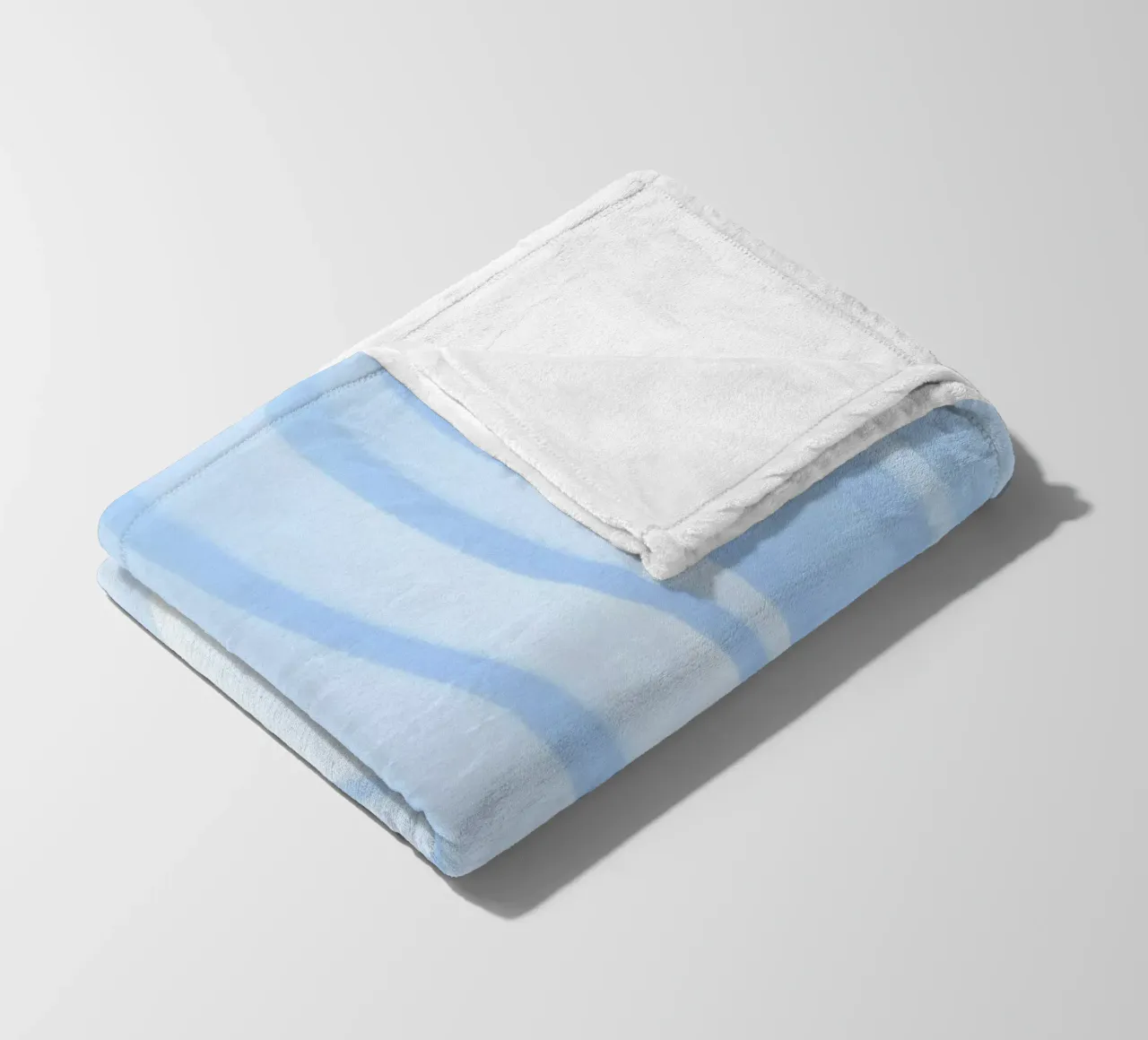 gebogen lijnen fleecedeken van Bleu