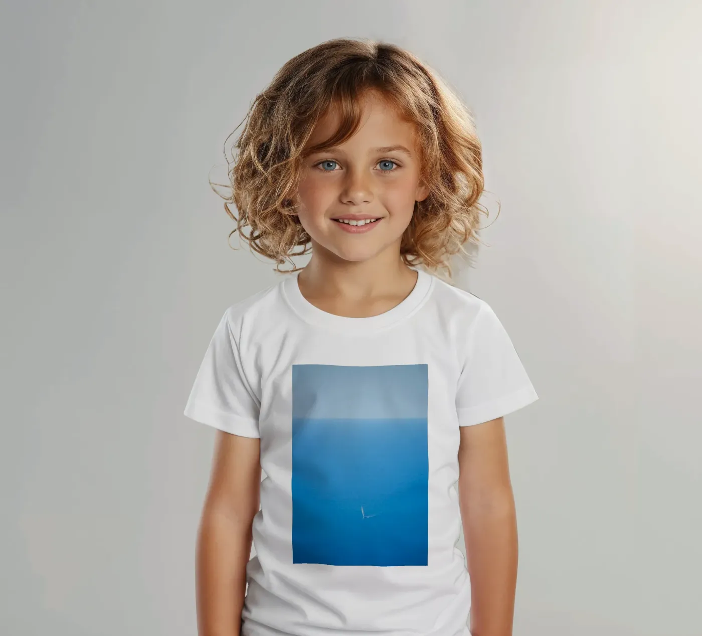 mare calmo t-shirt bambini da Bleu
