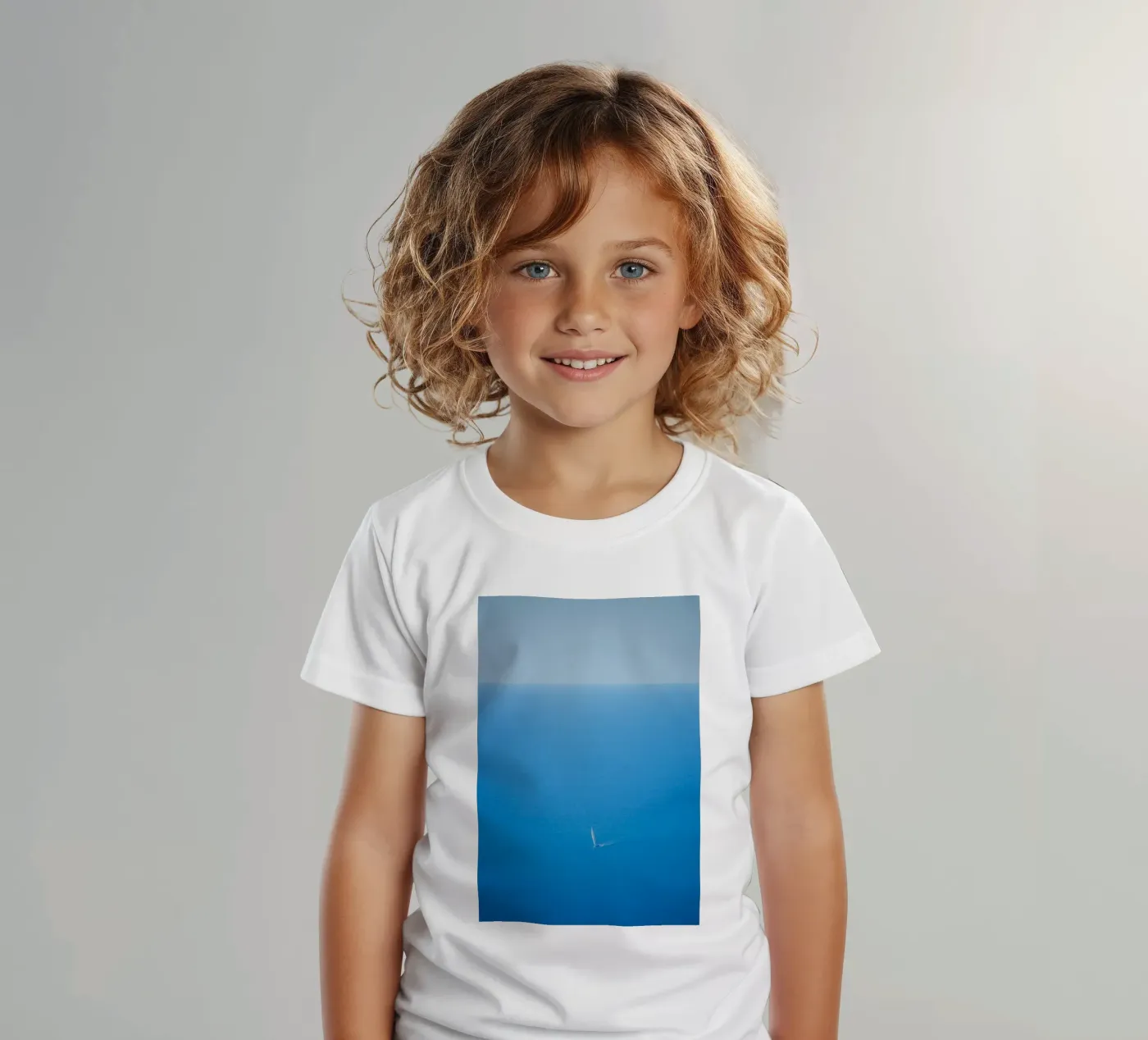 mare calmo t-shirt bambini da Bleu