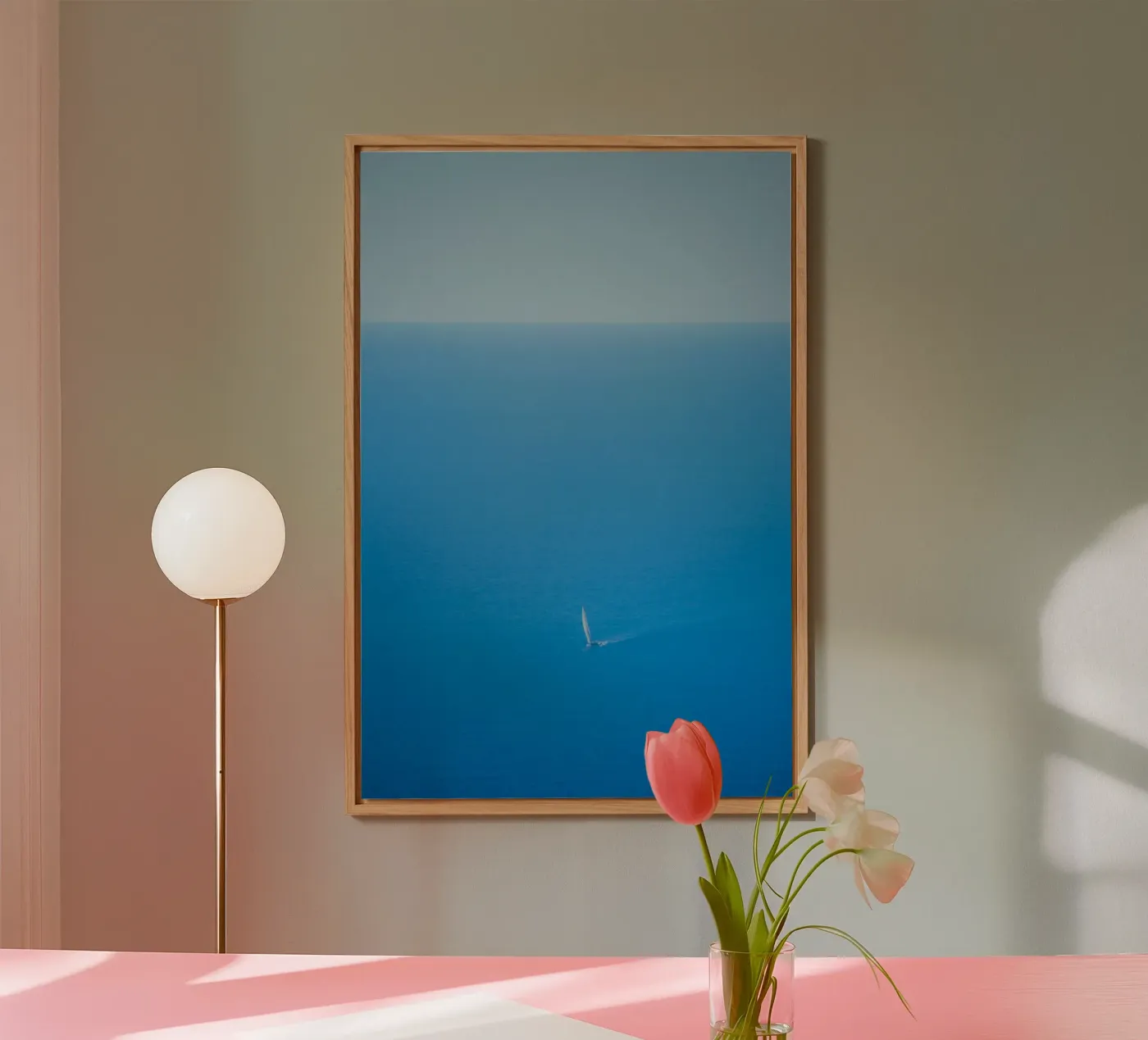 mare calmo alluminio dibond da Bleu