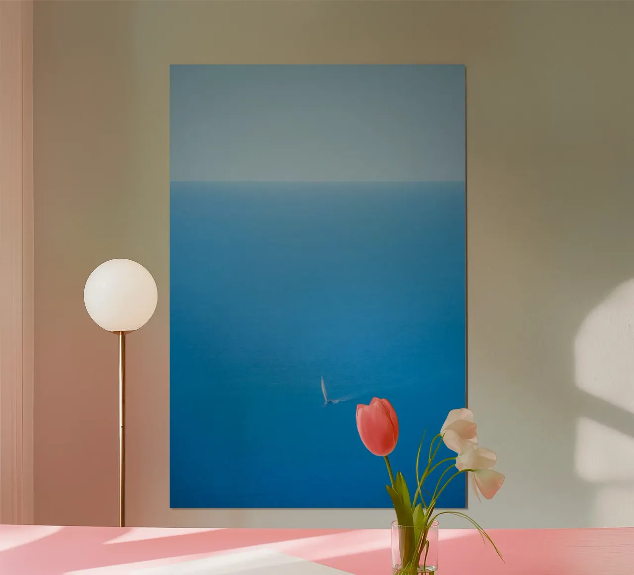 kalme zee poster van Bleu