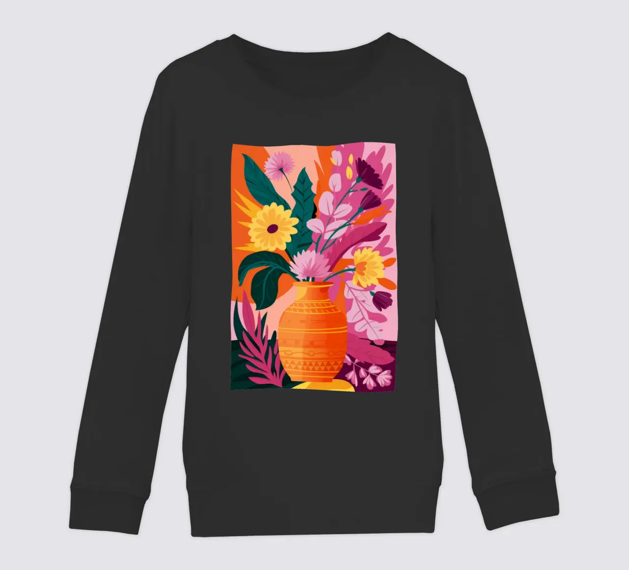 Scoppio floreale vulcanico felpa bambino da Pake Nebula