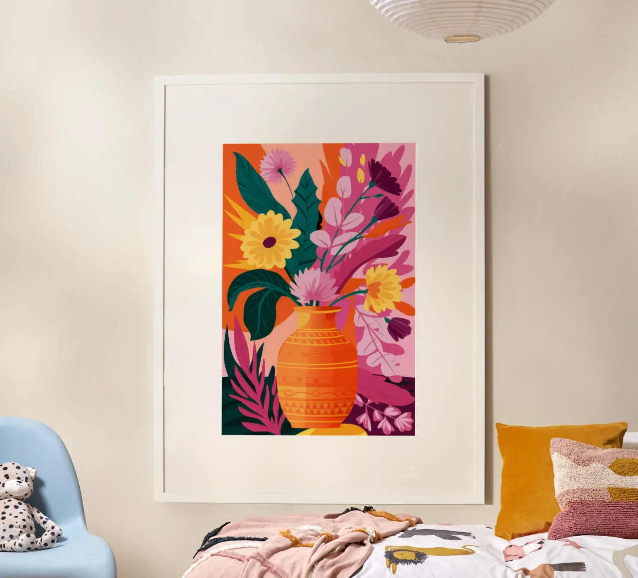 Scoppio floreale vulcanico poster da Pake Nebula