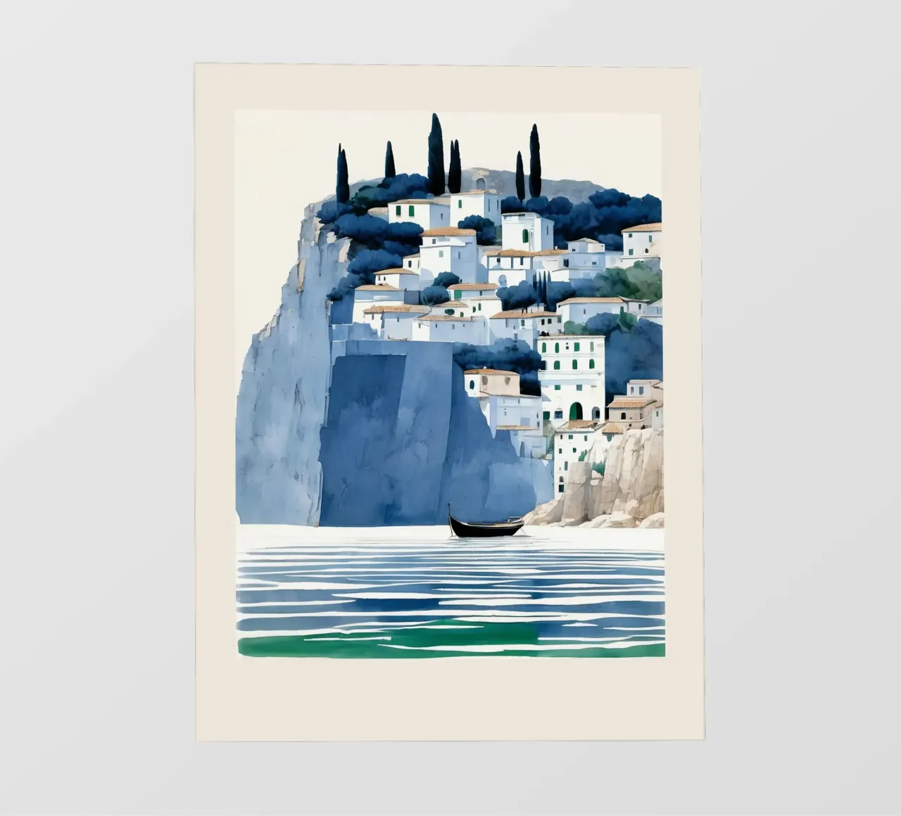 Mediterranean Shores telo in pvc da Indigo Rain