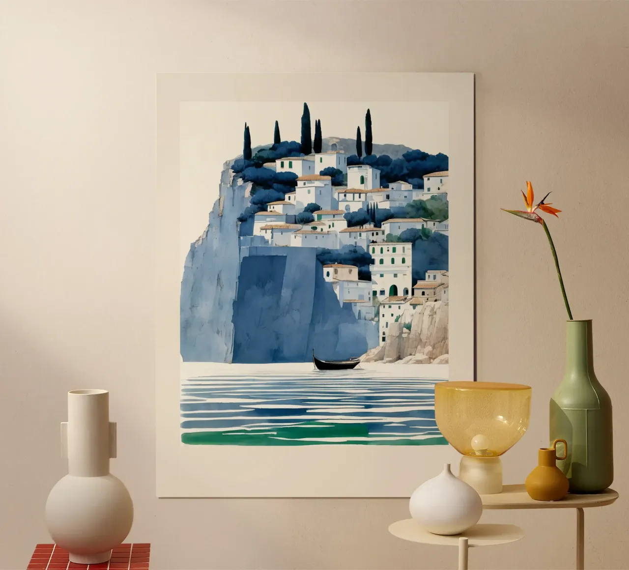Mediterranean Shores carta hahnemühle da Indigo Rain