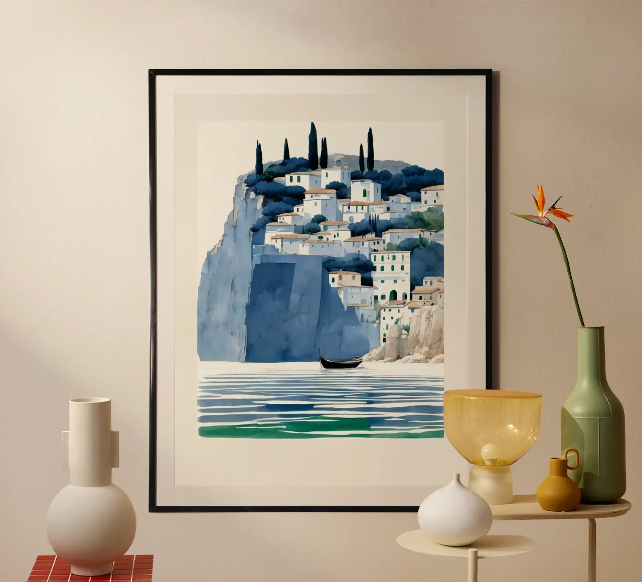 Mediterranean Shores carta hahnemühle da Indigo Rain