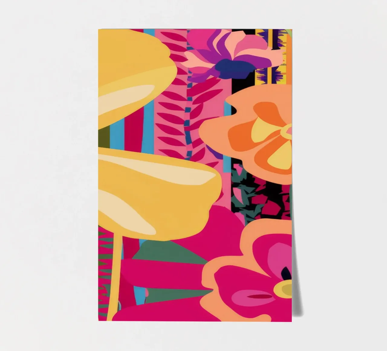 Chromatic Petal Symphony sticker sheet by Pake Nebula