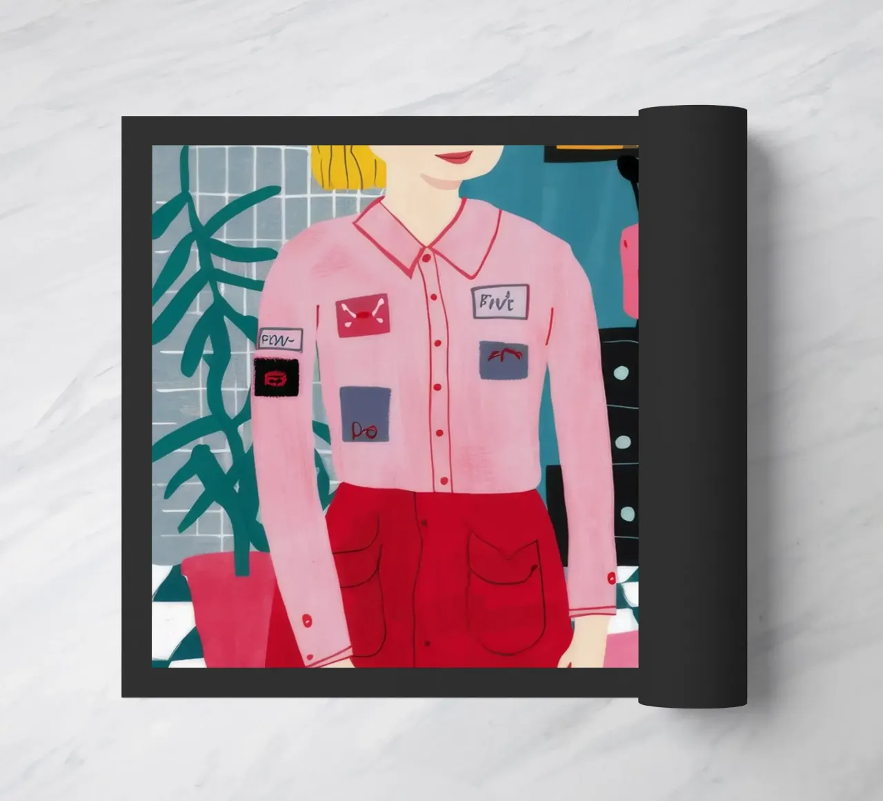 Compagno di cucina dalmata zerbino da Pake Nebula