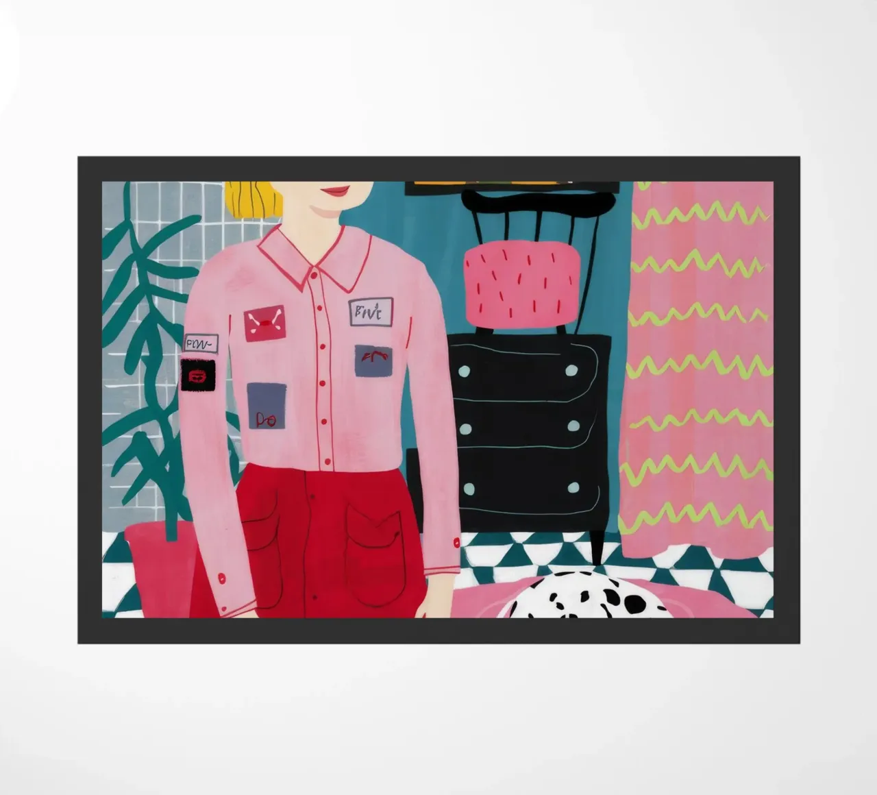 Compagno di cucina dalmata zerbino da Pake Nebula