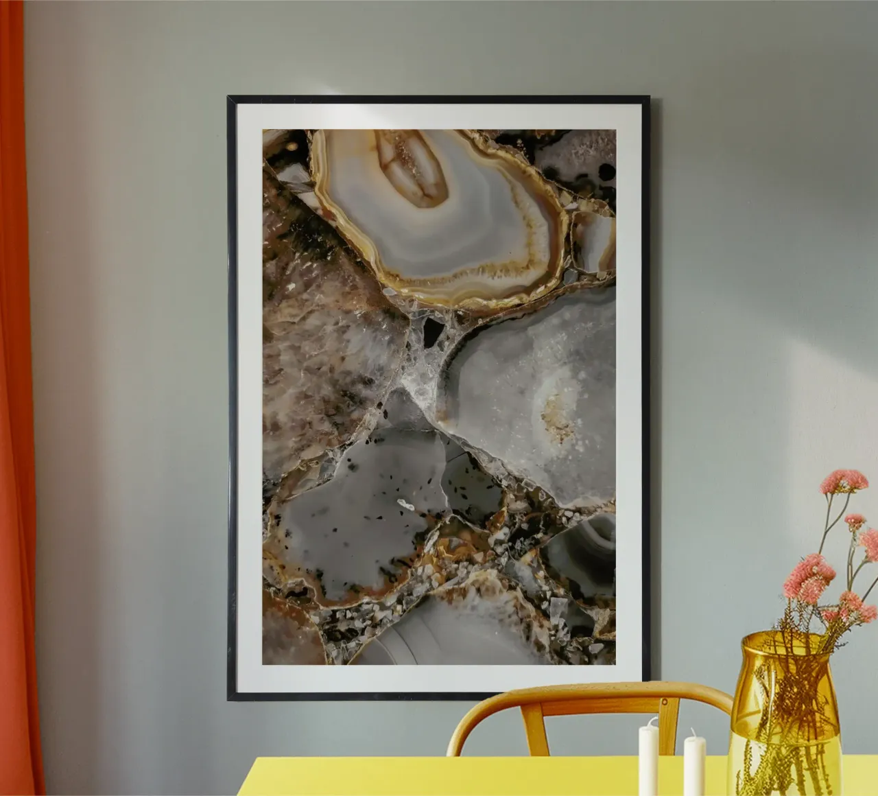 Delicate Moonrise poster by cafelab