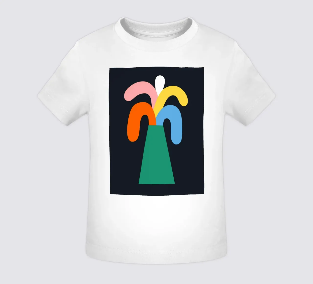 Vulcano arcobaleno maglietta neonato da Susann Stefanizen